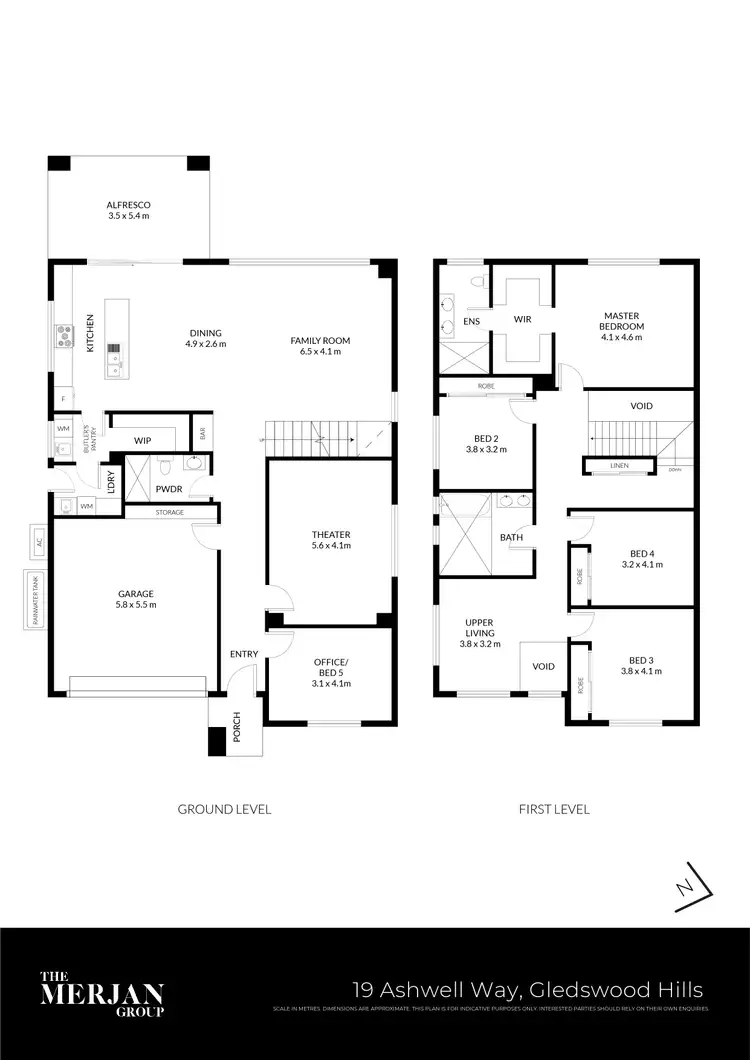 Floorplan of Homely house listing, 19 Ashwell Way, Gledswood Hills NSW 2557
