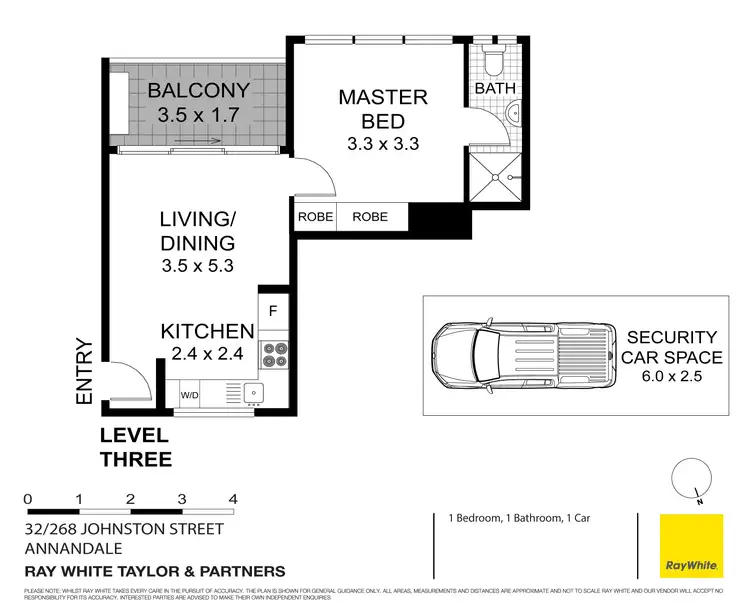 Floorplan of Homely apartment listing, 32/268 Johnston Street, Annandale NSW 2038