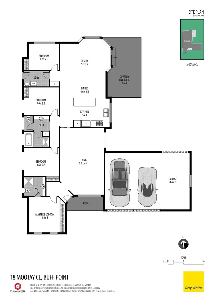 Floorplan of Homely house listing, 18 Mootay Close, Buff Point NSW 2262