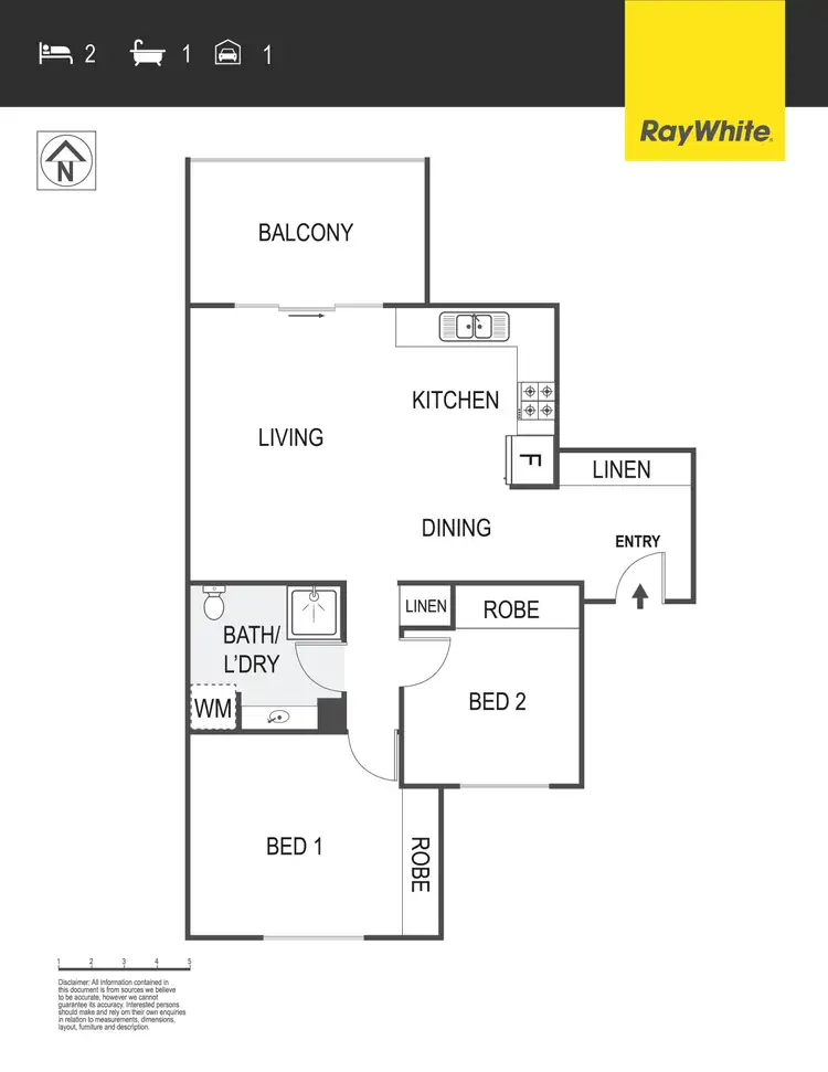 Floorplan of Homely apartment listing, 9/21 Battye Street, Bruce ACT 2617