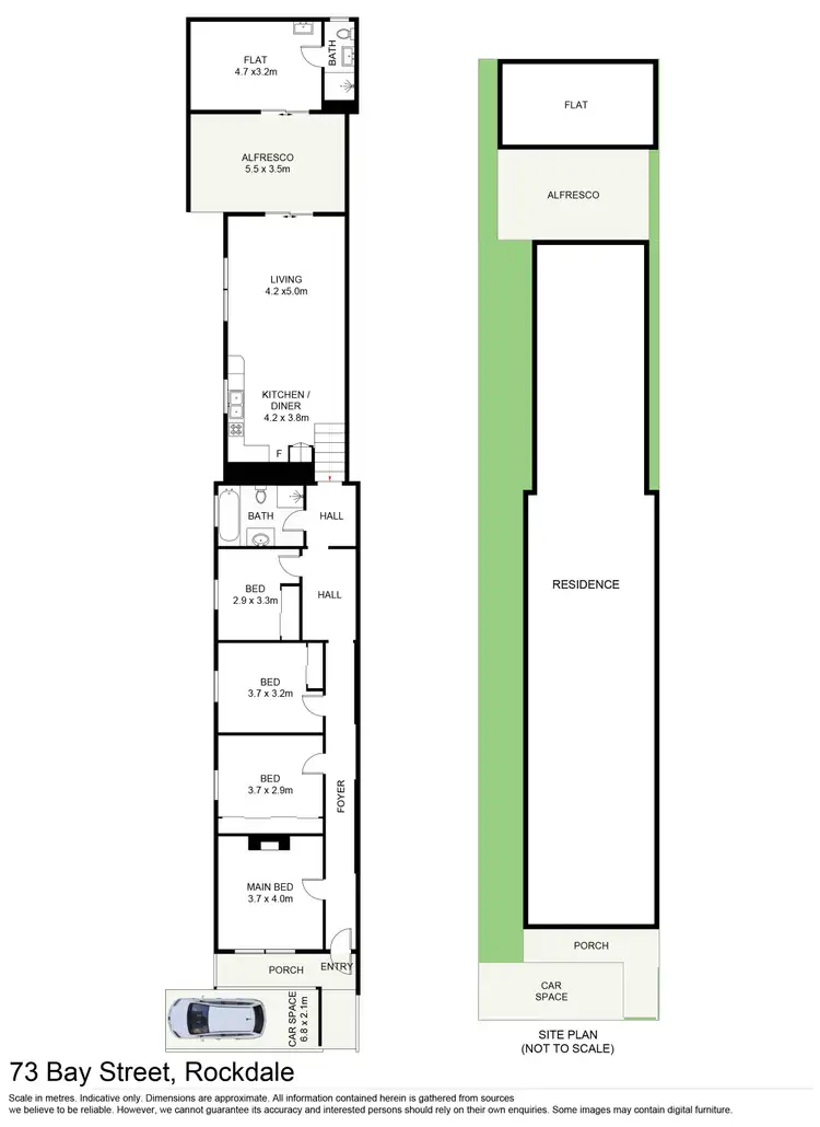 Floorplan of Homely house listing, 73 Bay Street, Rockdale NSW 2216