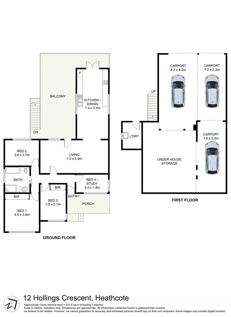 Floorplan of Homely house listing, 12 Hollings Crescent, Heathcote NSW 2233
