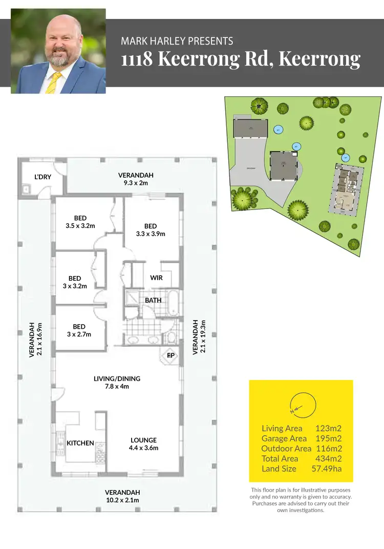 Floorplan of Homely rural property listing, 1118 Keerrong Road, Keerrong NSW 2480