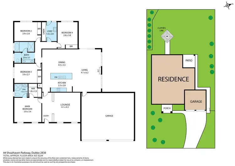 Floorplan of Homely house listing, 44 Shoalhaven Parkway, Dubbo NSW 2830
