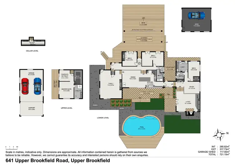 Floorplan of Homely house listing, 641 Upper Brookfield Road, Upper Brookfield QLD 4069