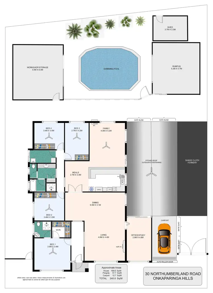 Floorplan of Homely house listing, 30 Northumberland Road, Onkaparinga Hills SA 5163