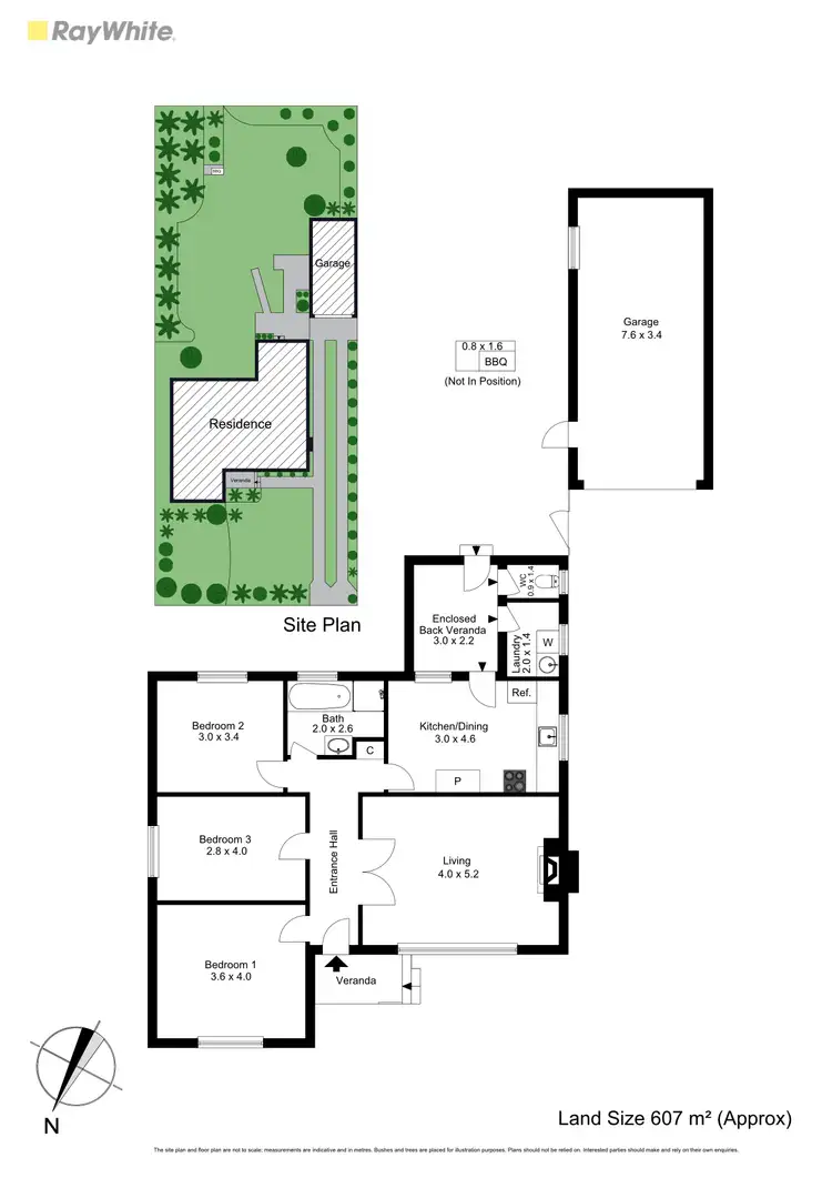 Floorplan of Homely house listing, 16 Northcliffe Road, Edithvale VIC 3196