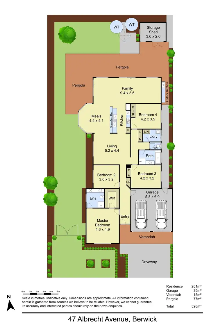 Floorplan of Homely house listing, 47 Albrecht Avenue, Berwick VIC 3806
