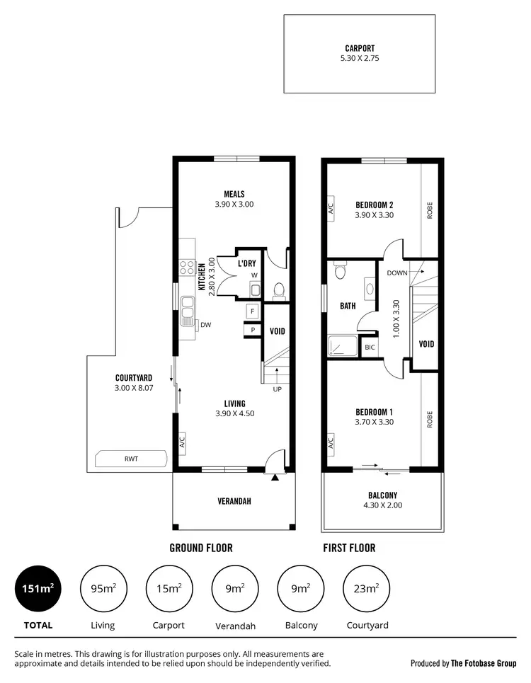 Floorplan of Homely house listing, 5/58 Conington Crescent, Morphett Vale SA 5162