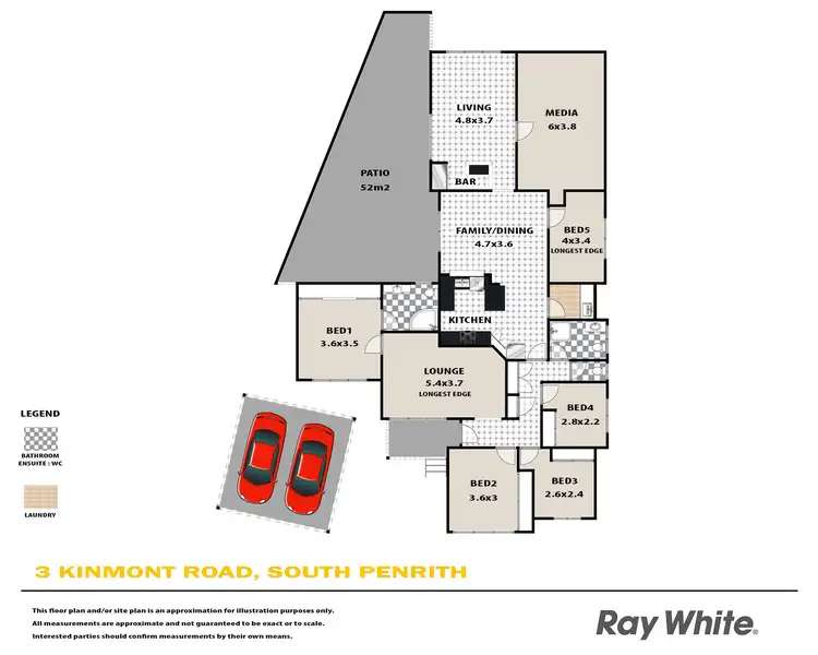 Floorplan of Homely house listing, 3 Kinmont Road, South Penrith NSW 2750