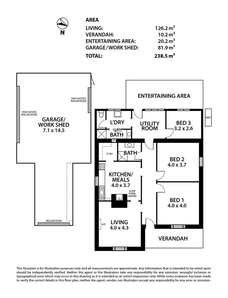 Floorplan of Homely house listing, 11 Ruth Street, Murray Bridge SA 5253