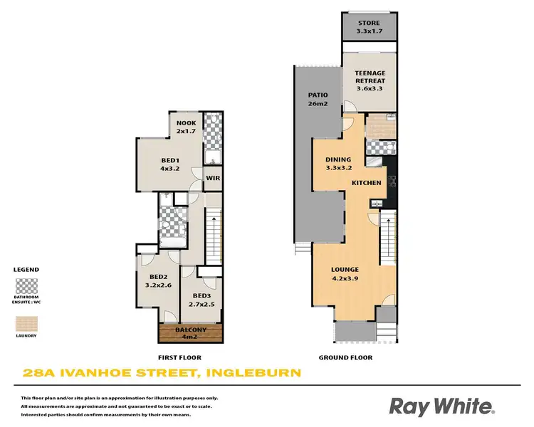 Floorplan of Homely house listing, 28A Ivanhoe Street, Ingleburn NSW 2565