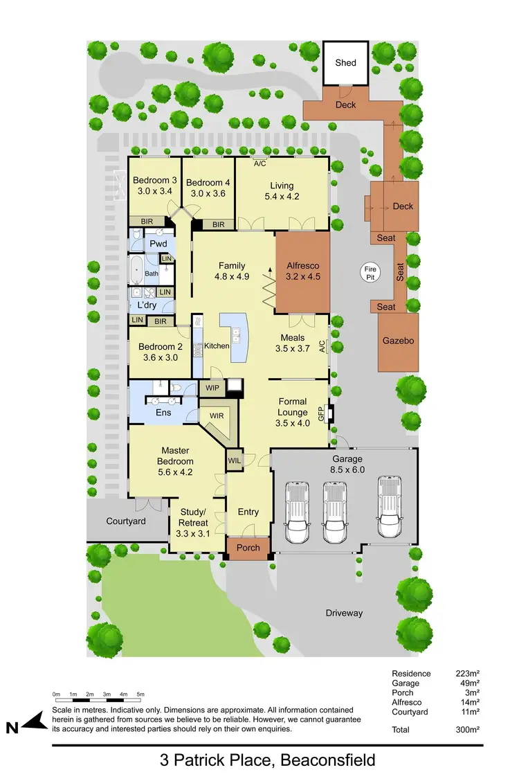 Floorplan of Homely house listing, 3 Patrick Place, Beaconsfield VIC 3807