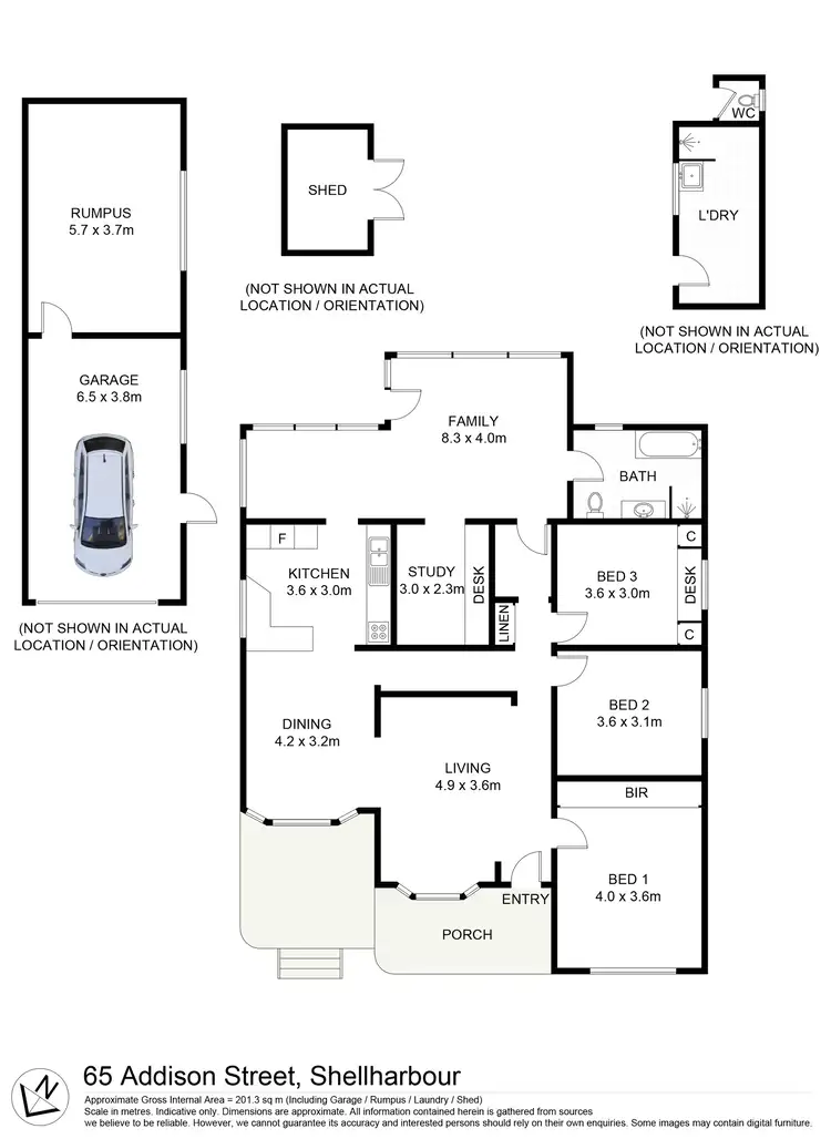 Floorplan of Homely house listing, 65 Addison Street, Shellharbour NSW 2529
