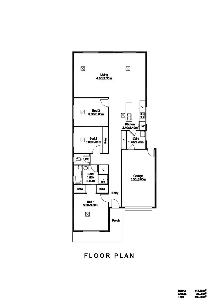 Floorplan of Homely house listing, 37 Tulloch Drive, St Clair SA 5011