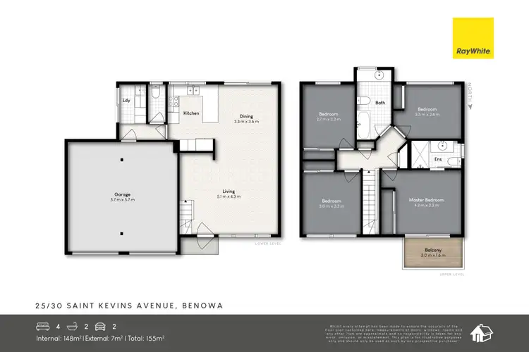 Floorplan of Homely townhouse listing, 25/30 St Kevins Avenue, Benowa QLD 4217