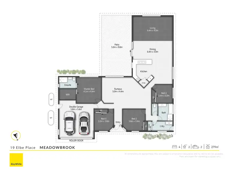 Floorplan of Homely house listing, 19 Elbe Place, Meadowbrook QLD 4131