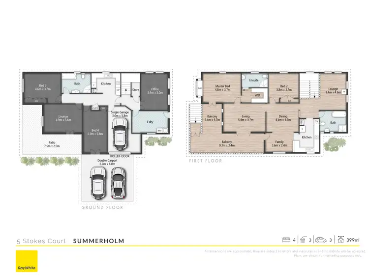 Floorplan of Homely house listing, 5 Stokes Court, Summerholm QLD 4341