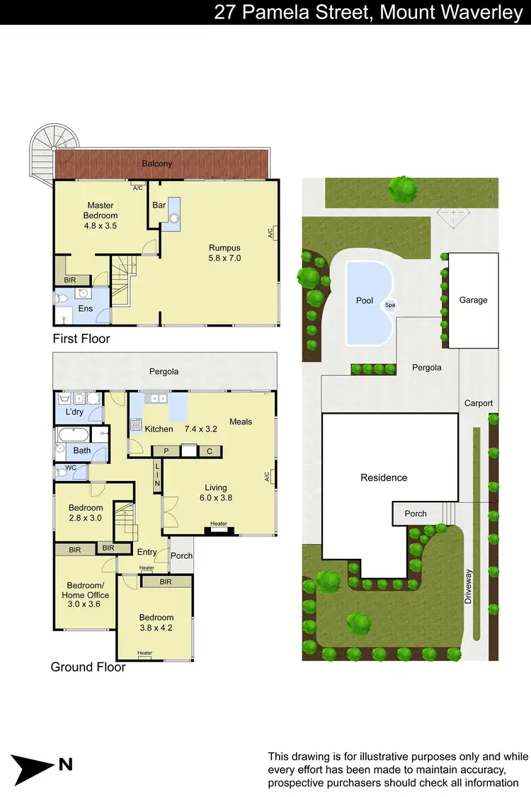Floorplan of Homely house listing, 27 Pamela Street, Mount Waverley VIC 3149