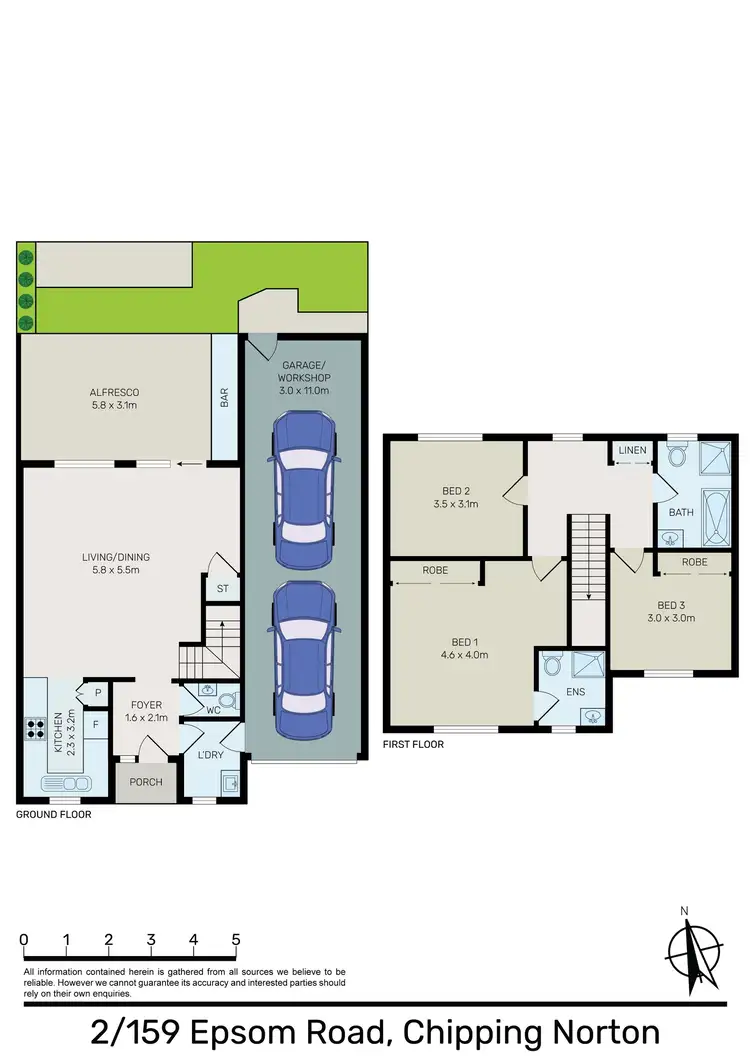 Floorplan of Homely townhouse listing, 2/159 Epsom Road, Chipping Norton NSW 2170