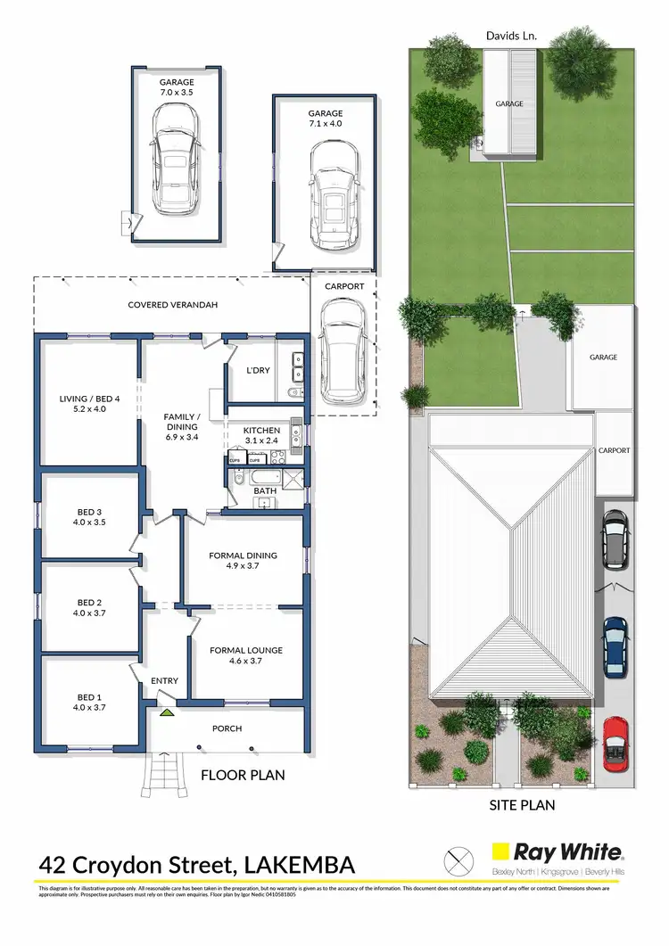 Floorplan of Homely house listing, 42 Croydon Street, Lakemba NSW 2195