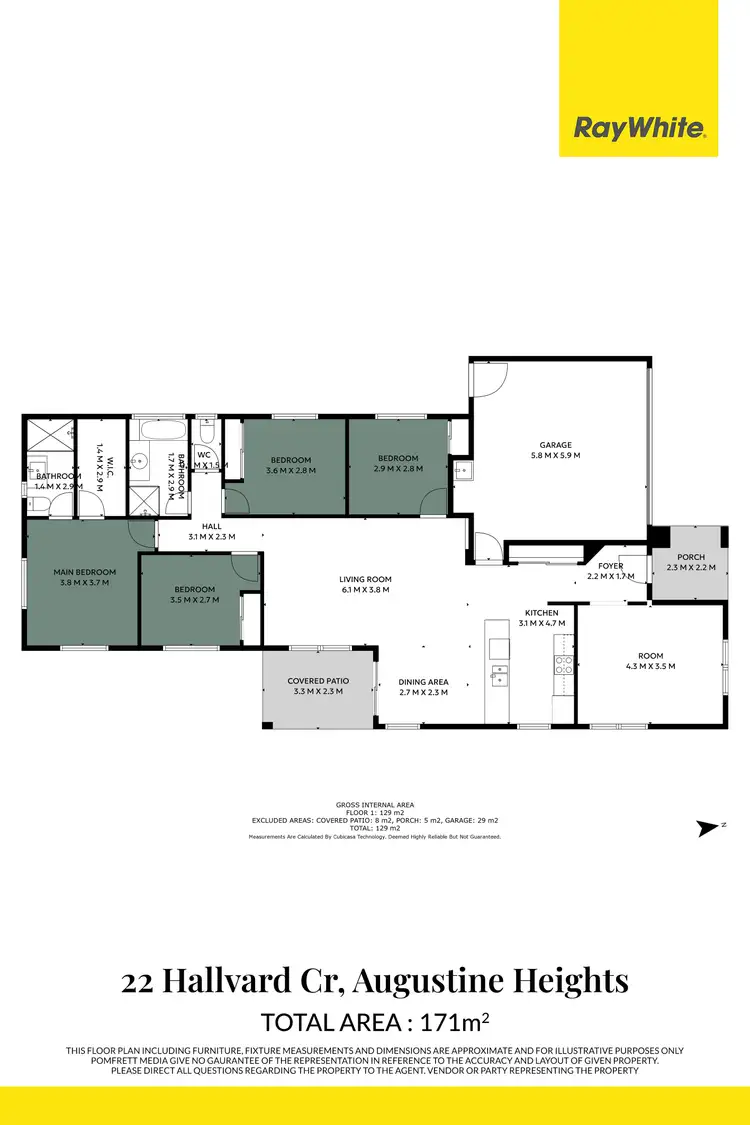 Floorplan of Homely house listing, 22 Hallvard Crescent, Augustine Heights QLD 4300