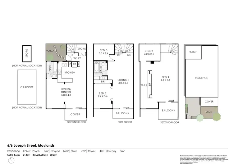 Floorplan of Homely townhouse listing, 6/6 Joseph Street, Maylands WA 6051