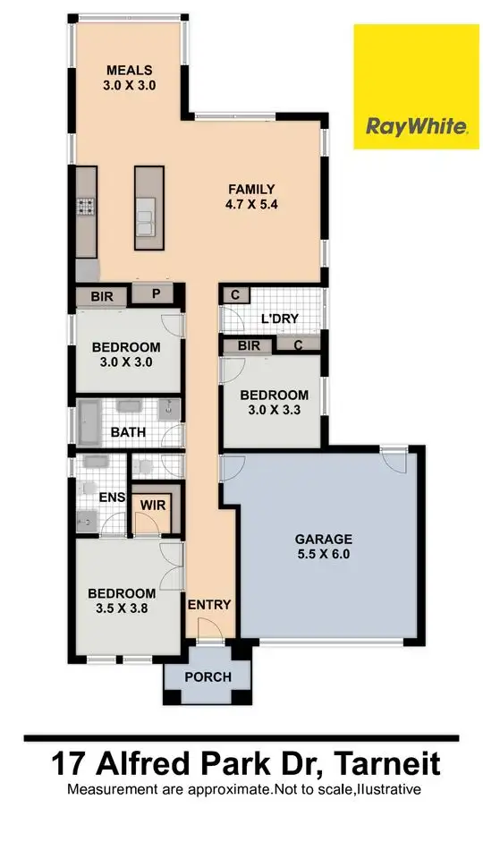 Floorplan of Homely house listing, 17 Alfred Park Drive, Tarneit VIC 3029