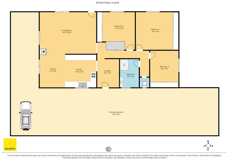 Floorplan of Homely house listing, 36 Kerri Road, Inverell NSW 2360