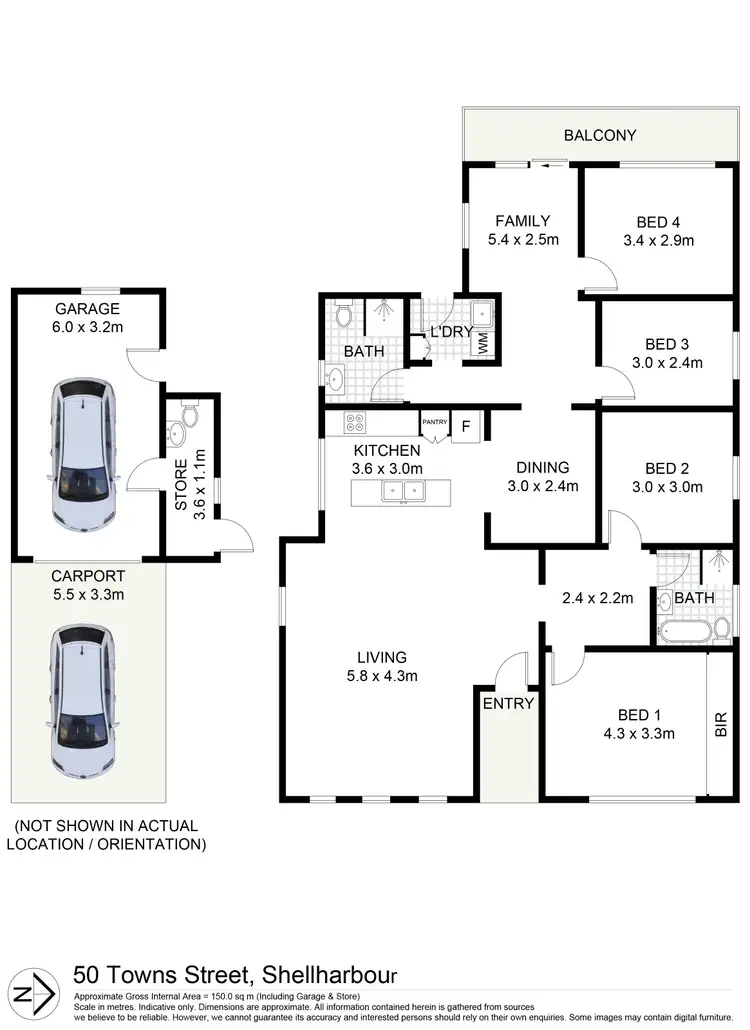 Floorplan of Homely house listing, 50 Towns Street, Shellharbour NSW 2529