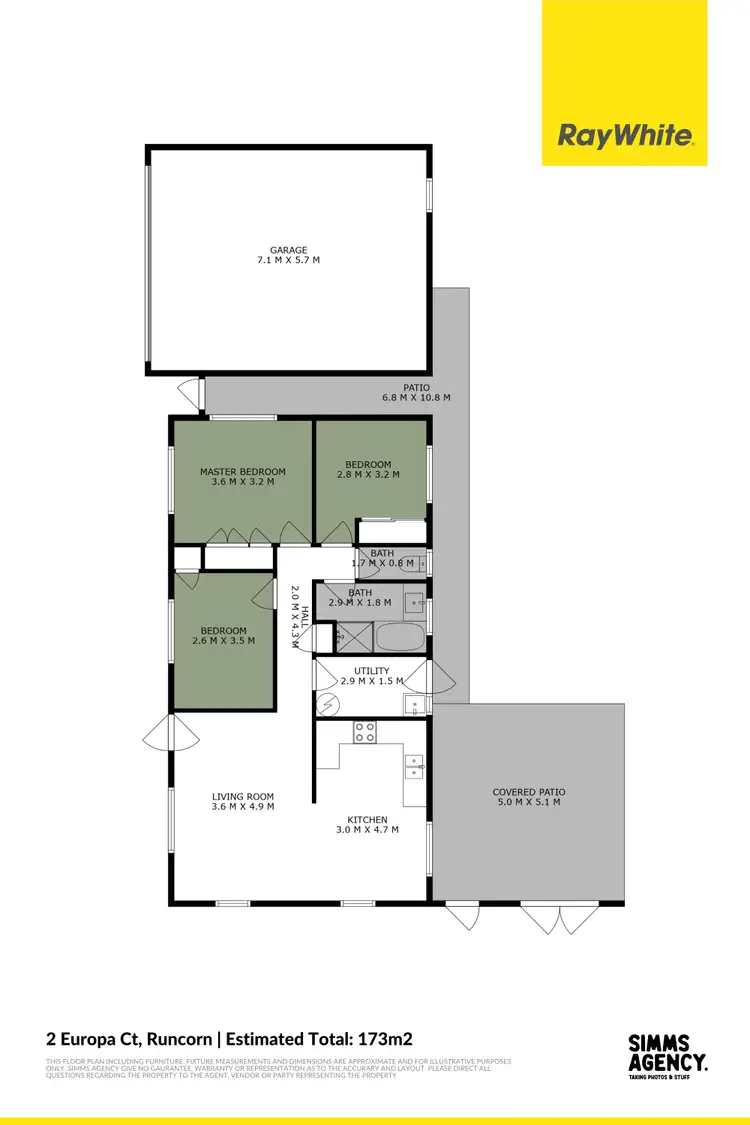 Floorplan of Homely house listing, 2 Europa Court, Runcorn QLD 4113