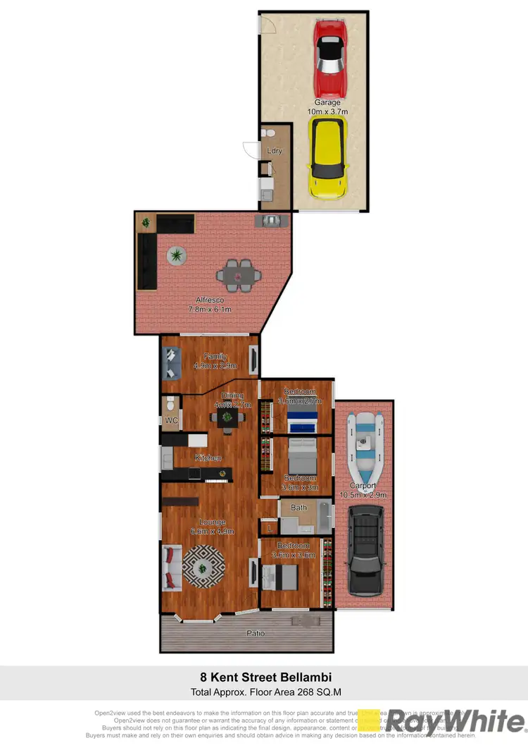 Floorplan of Homely house listing, 8 Kent Street, Bellambi NSW 2518