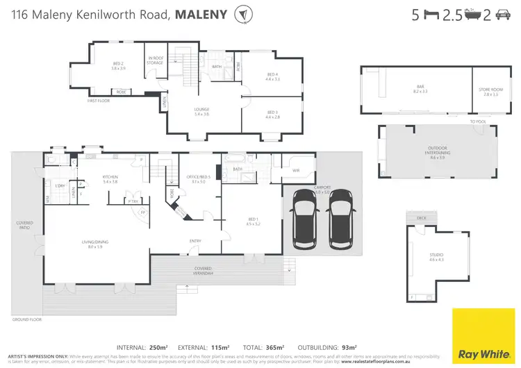 Floorplan of Homely house listing, 116 Maleny - Kenilworth Road, Maleny QLD 4552