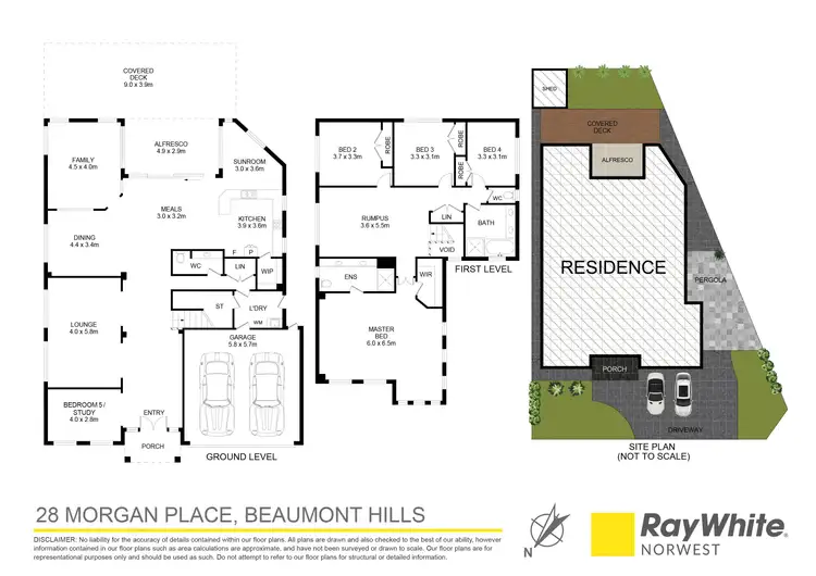 Floorplan of Homely house listing, 28 Morgan Place, Beaumont Hills NSW 2155