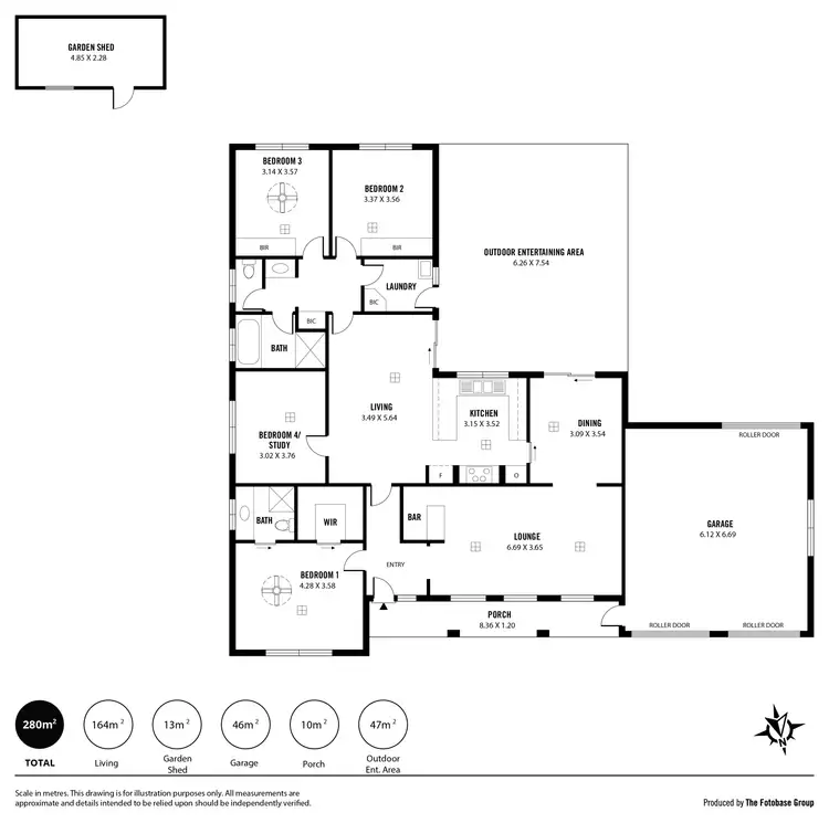 Floorplan of Homely house listing, 20 Sierra Avenue, Grange SA 5022