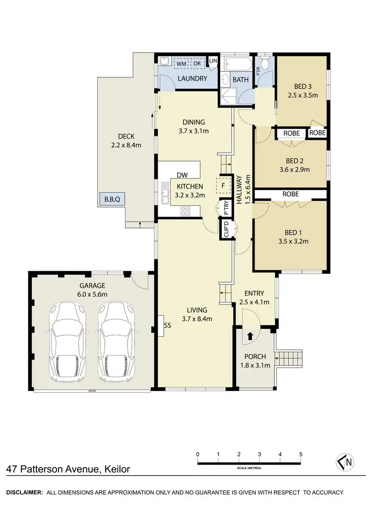 Floorplan of Homely house listing, 47 Patterson Avenue, Keilor VIC 3036