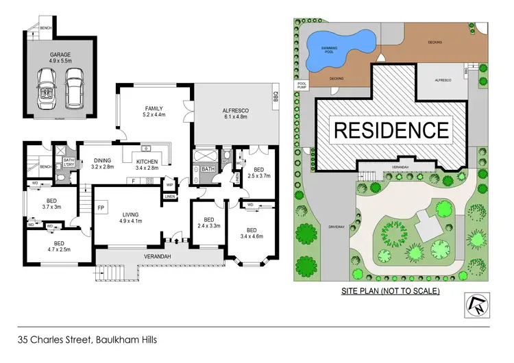 Floorplan of Homely house listing, 35 Charles Street, Baulkham Hills NSW 2153