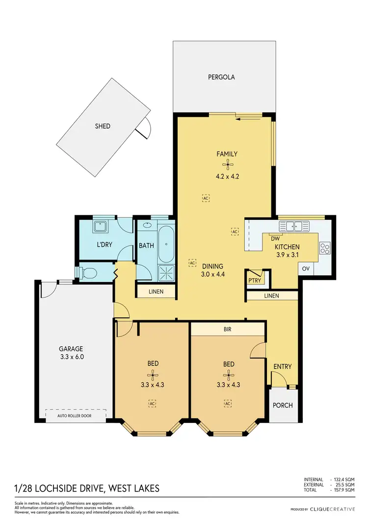 Floorplan of Homely other listing, 1/28 Lochside Drive, West Lakes SA 5021