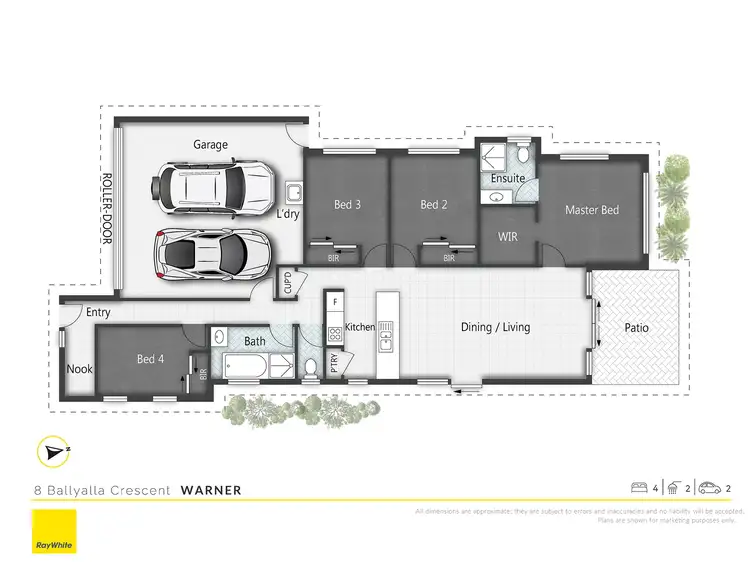 Floorplan of Homely house listing, 8 Ballyalla Crescent, Warner QLD 4500