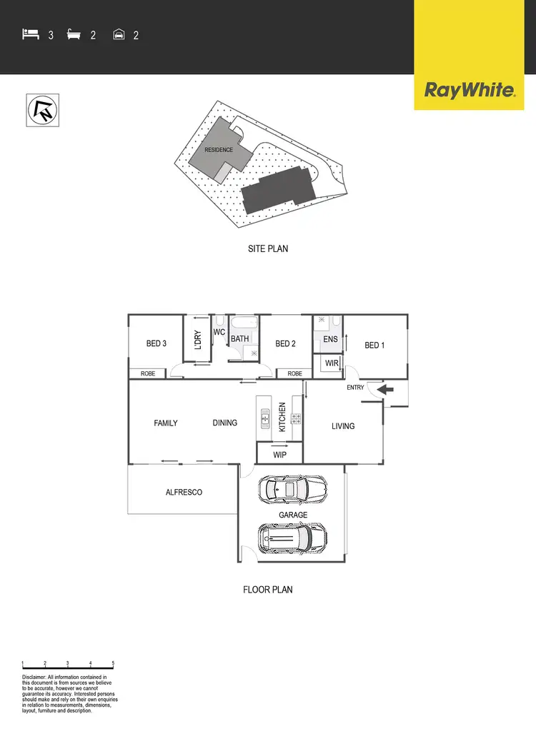 Floorplan of Homely house listing, 36B Gallagher Street, Kambah ACT 2902