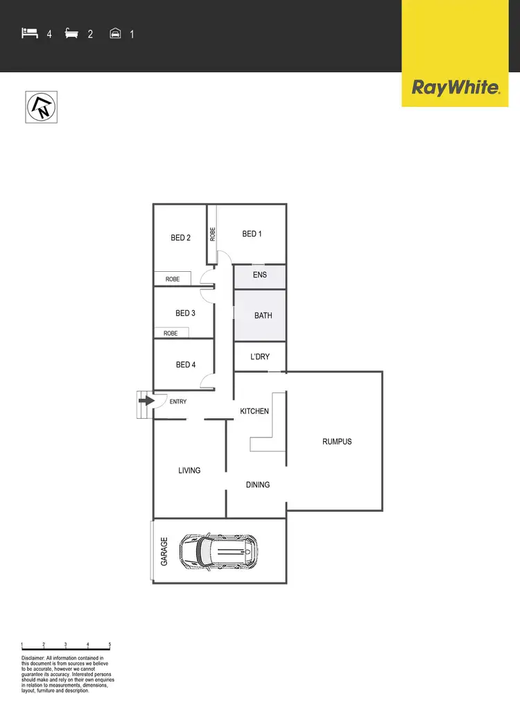 Floorplan of Homely house listing, 3 Salmon Place, Kambah ACT 2902