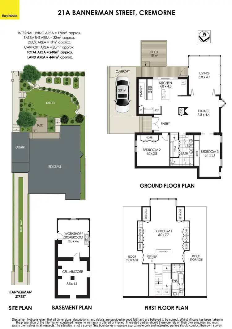 Floorplan of Homely house listing, 21A Bannerman Street, Cremorne Point NSW 2090