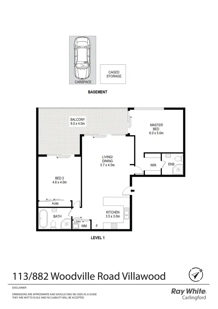 Floorplan of Homely apartment listing, 113/882 Woodville Road, Villawood NSW 2163