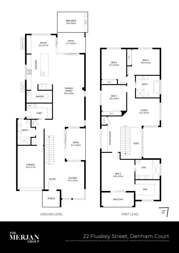 Floorplan of Homely house listing, 22 Fluskey Street, Denham Court NSW 2565