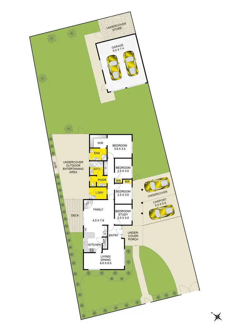 Floorplan of Homely house listing, 76 Wingarra Drive, Grovedale VIC 3216