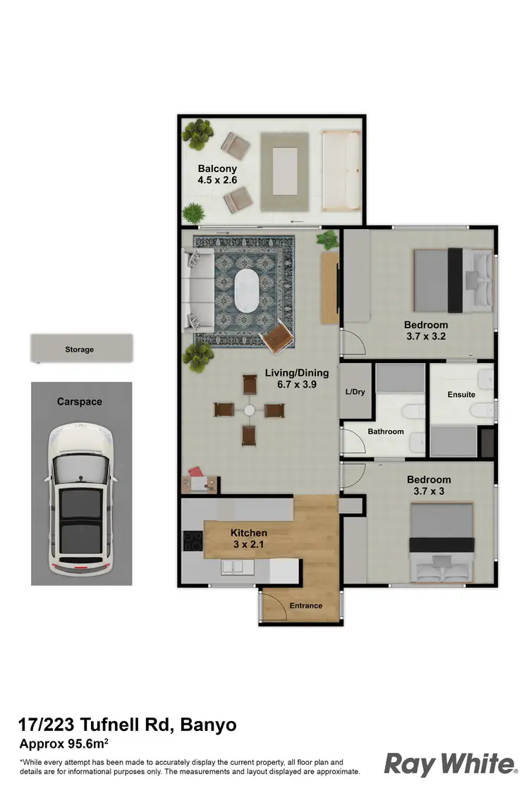 Floorplan of Homely apartment listing, 17/223 Tufnell Road, Banyo QLD 4014
