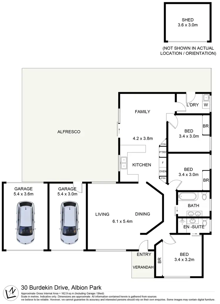 Floorplan of Homely house listing, 30 Burdekin Drive, Albion Park NSW 2527