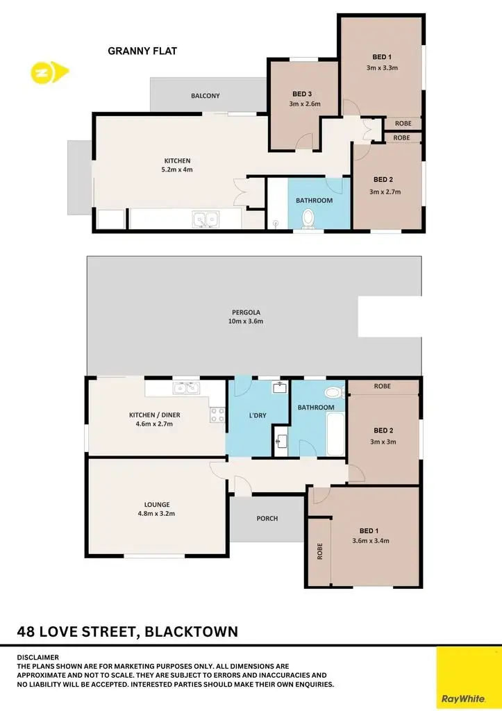 Floorplan of Homely house listing, 48 Love Street, Blacktown NSW 2148