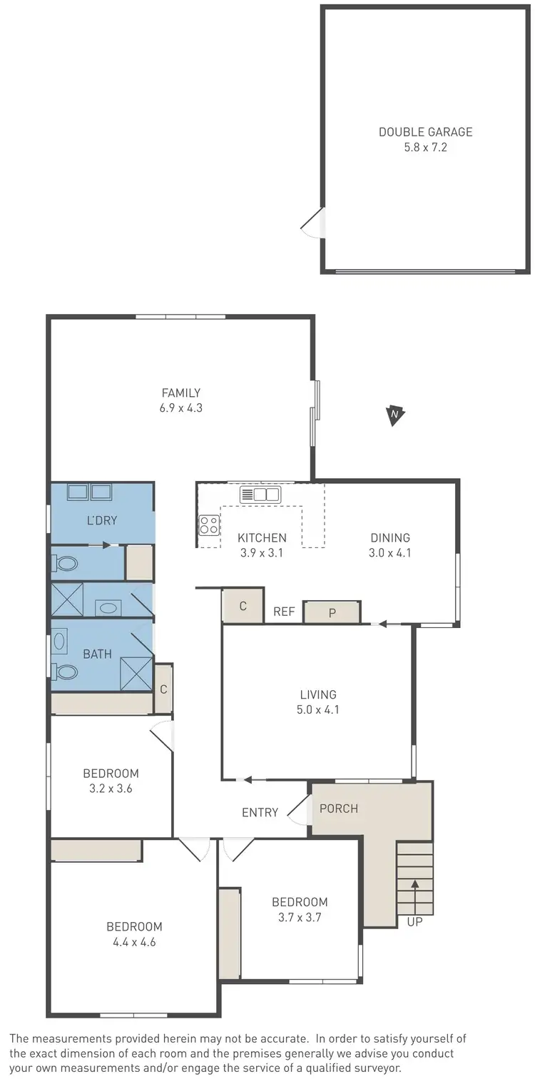 Floorplan of Homely house listing, 6 David Court, Werribee VIC 3030