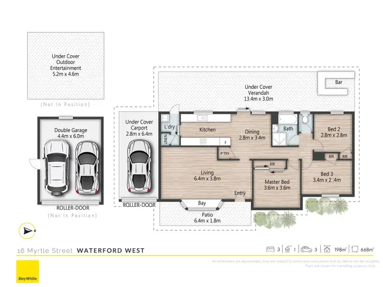Floorplan of Homely house listing, 16 Myrtle Street, Waterford West QLD 4133